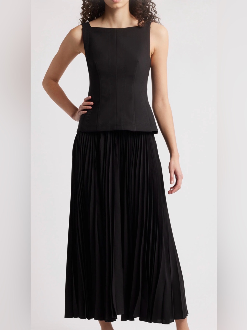 Acler Black Halter Dress